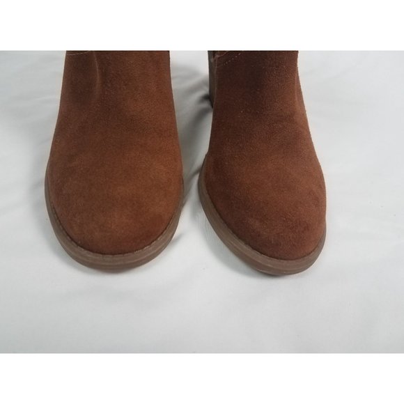 Carlos By Carlos Santana Women's Sz. 5.5 Brown Suede Wedges Booties - Picture 3 of 10